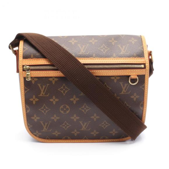LOUIS VUITTON Brown Monogram Leather Shoulder Bag - Picture 1 of 10